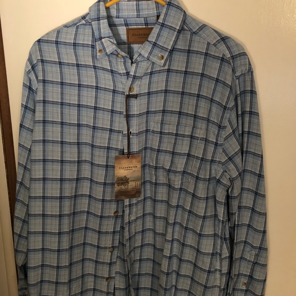 Clearwater Outfitters Plaid Casual Shirt Medium